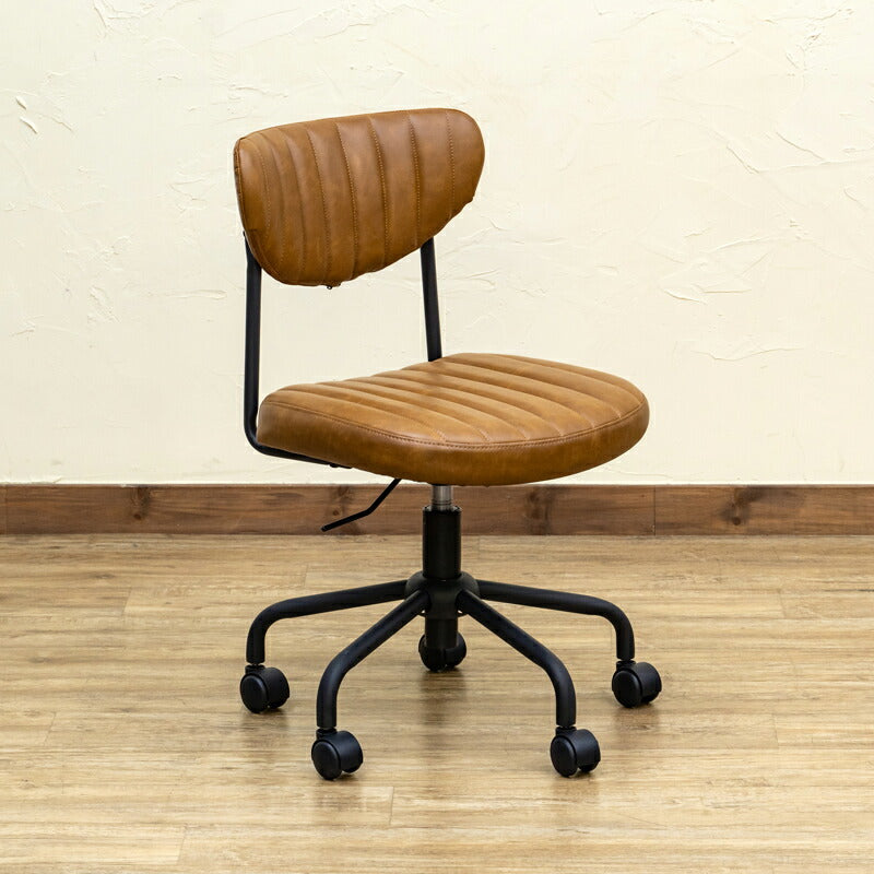 Cassidy オフィスチェア clf23 ブラック ホワイト ブラウン レッド 黒 白 赤 茶 座面高 44cm 46cm 57cm 45cm 50cm 55cm 昇降 背もたれ 小さめ PUレザー アンティーク アメリカン 仕事 ビジネス ヴィンテージ カウンターチェア おしゃれ 360度 回転 クッション ふわふわ