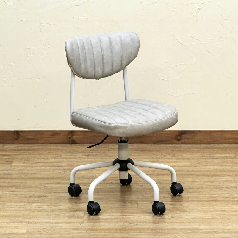 Cassidy オフィスチェア clf23 ブラック ホワイト ブラウン レッド 黒 白 赤 茶 座面高 44cm 46cm 57cm 45cm 50cm 55cm 昇降 背もたれ 小さめ PUレザー アンティーク アメリカン 仕事 ビジネス ヴィンテージ カウンターチェア おしゃれ 360度 回転 クッション ふわふわ